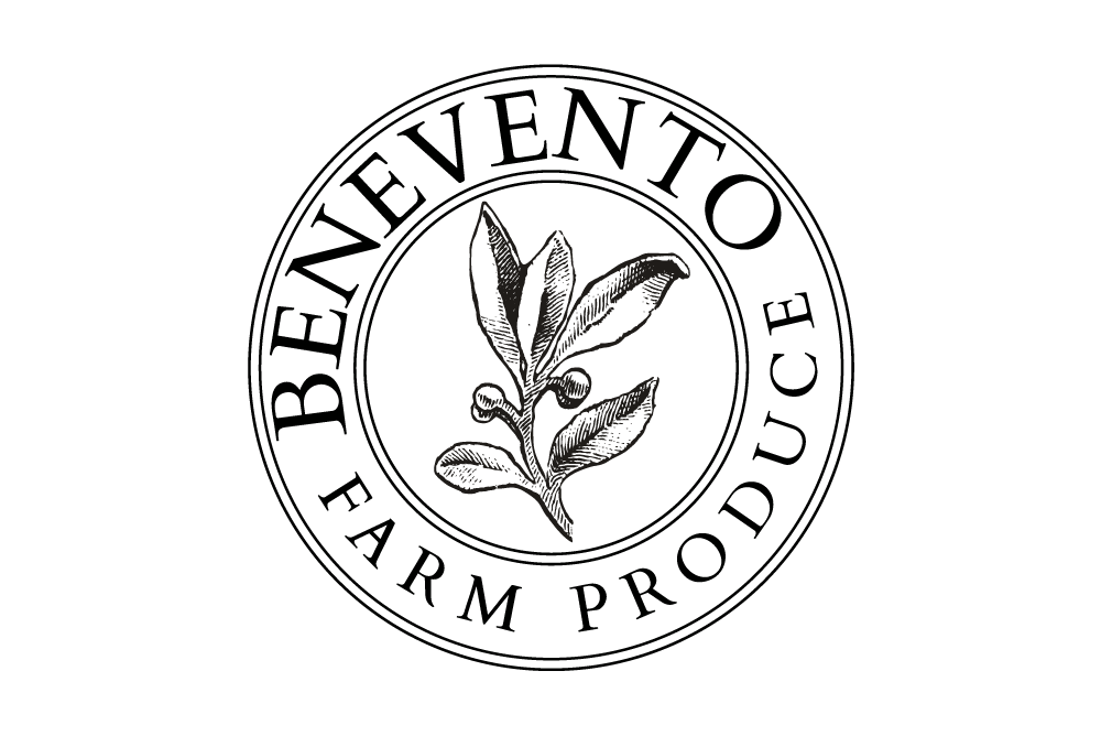 Benevento farm produce logo