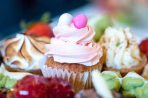 Noordhoek Cafe & Deli - pink cupcake closeup